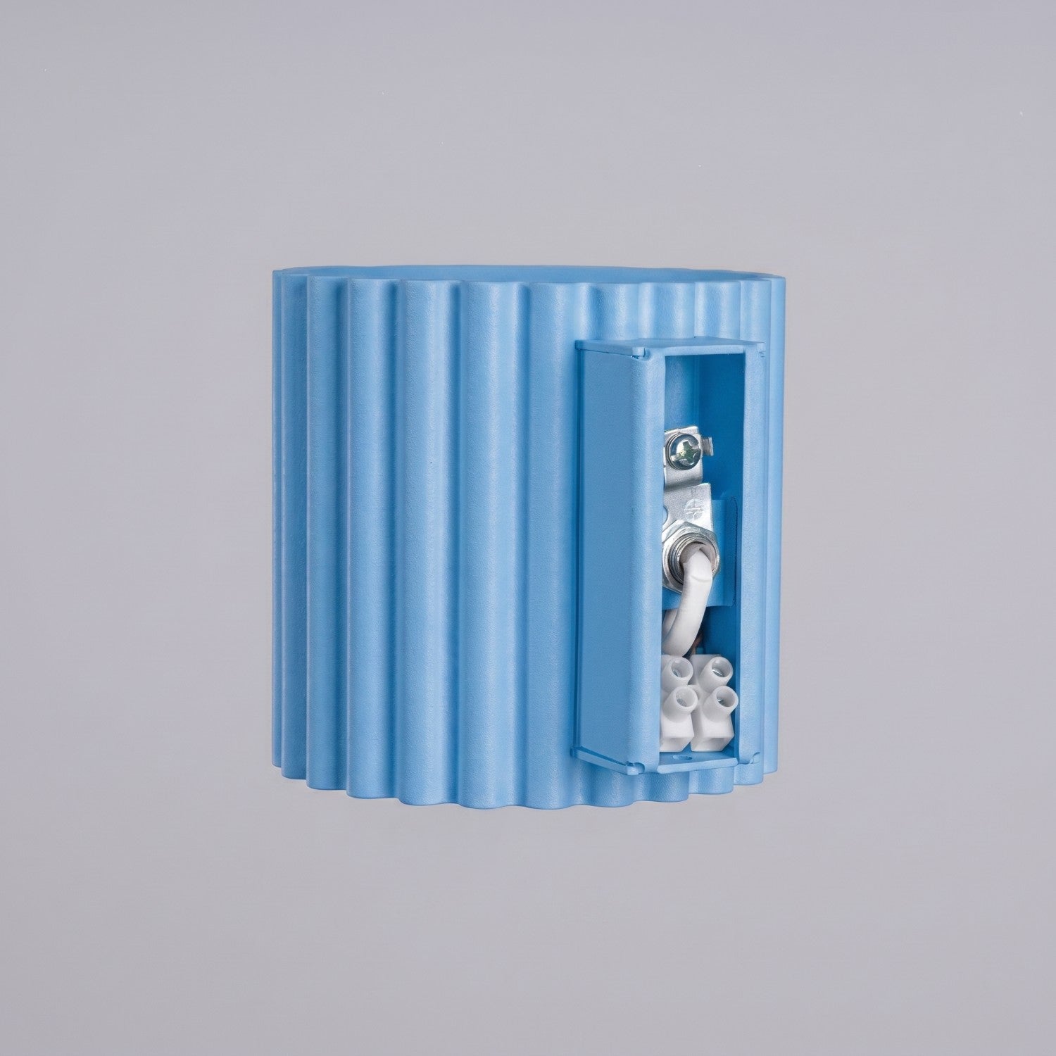 Applique murale Aura aluminium bleu clair G9 ambiance