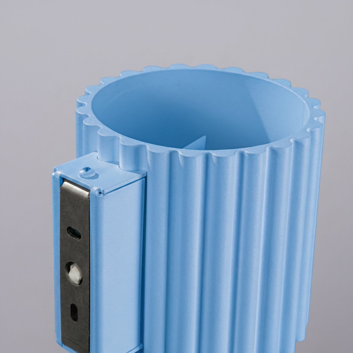 Applique murale Aura aluminium bleu clair G9 vue de dessous