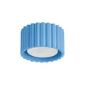 Plafonnier Aura 1 aluminium bleu clair GX53
