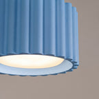 Plafonnier Aura 1 aluminium bleu clair GX53 en situation