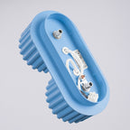 Plafonnier Aura 2 aluminium bleu clair GX53 vue rapprochée