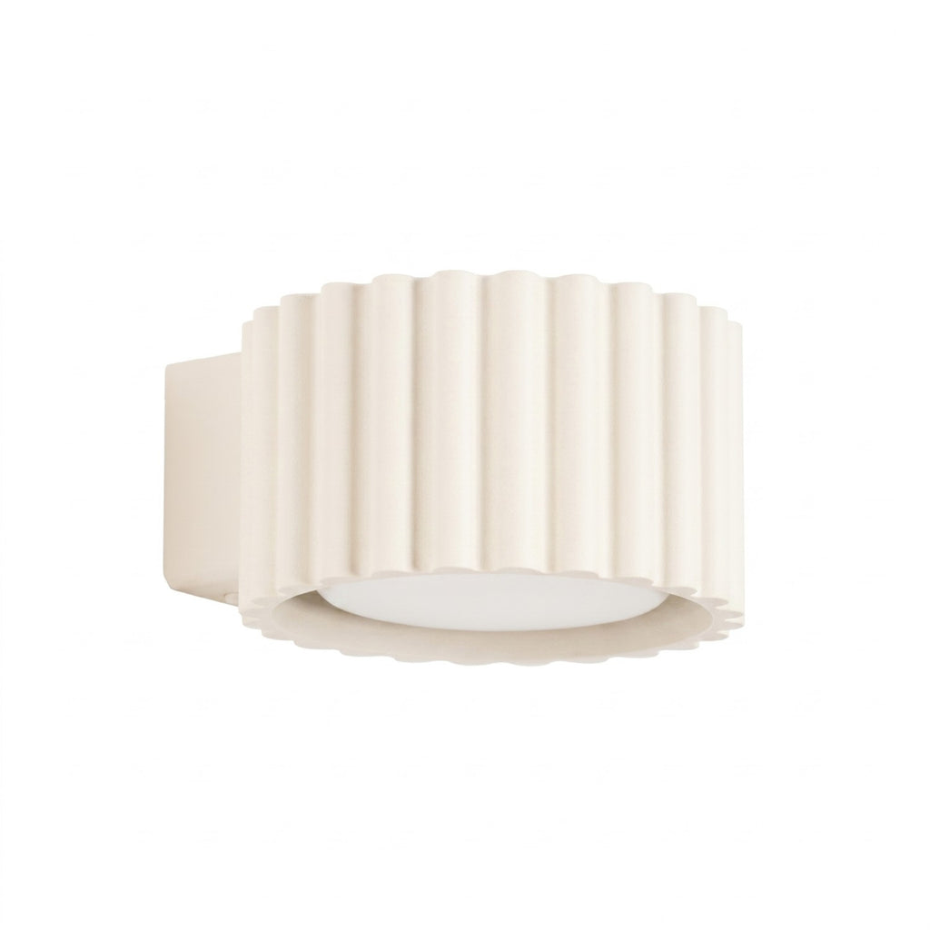 Applique murale Aura aluminium beige GX53