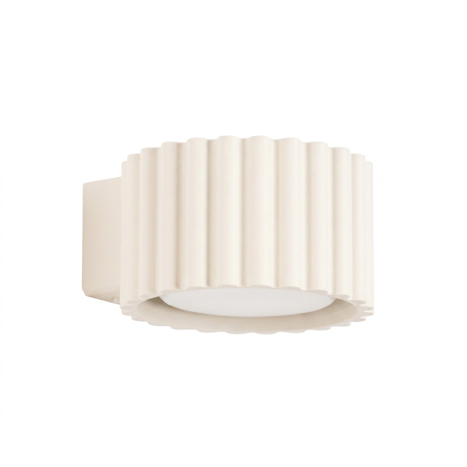 Applique murale Aura aluminium beige GX53