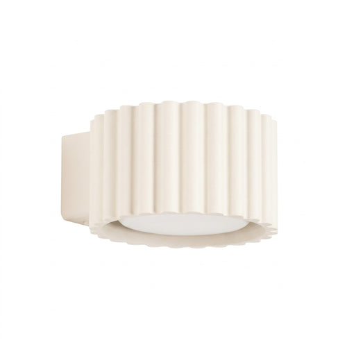 Applique murale Aura aluminium beige GX53