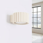 Applique murale Aura aluminium beige GX53 vue de profil