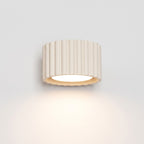 Applique murale Aura aluminium beige GX53 en situation