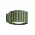 Applique murale Aura aluminium vert olive GX53