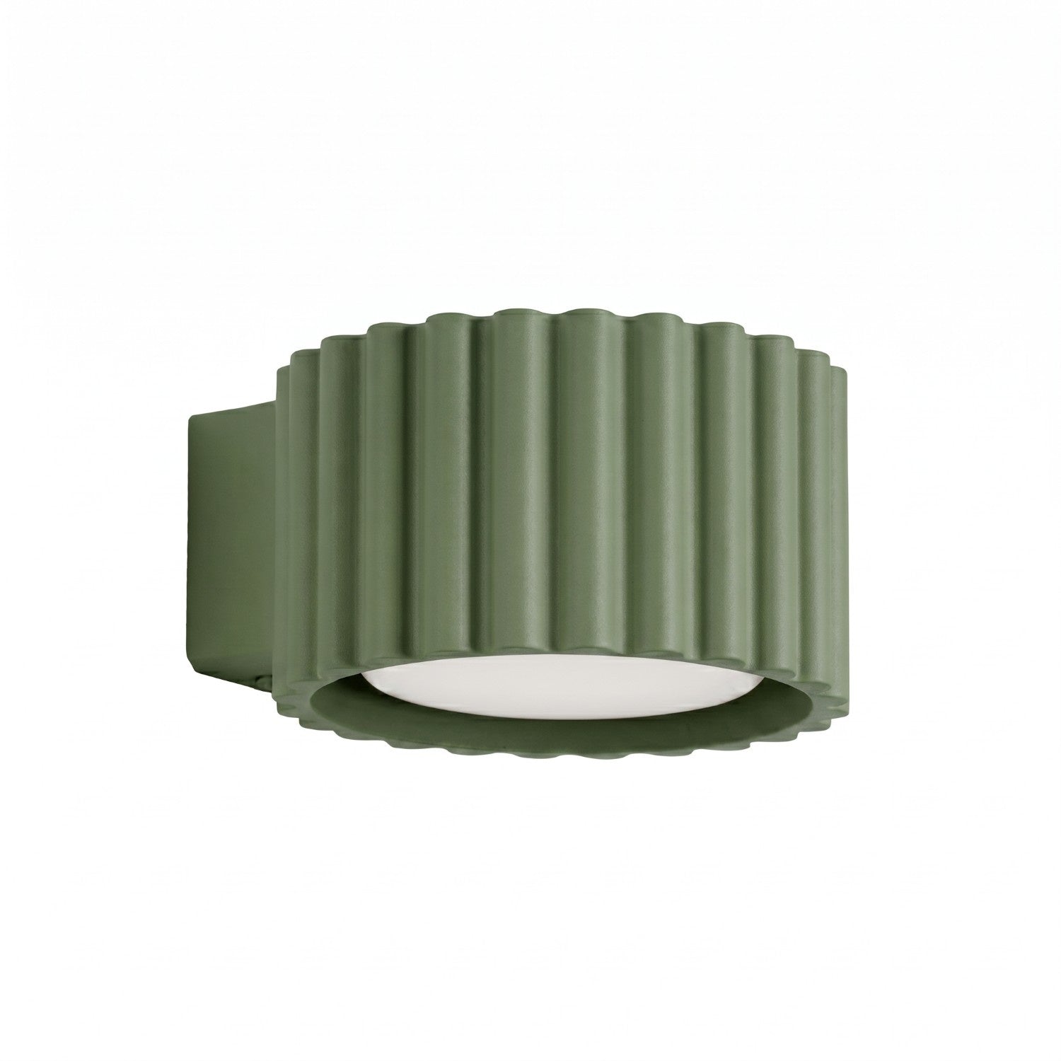 Applique murale Aura aluminium vert olive GX53