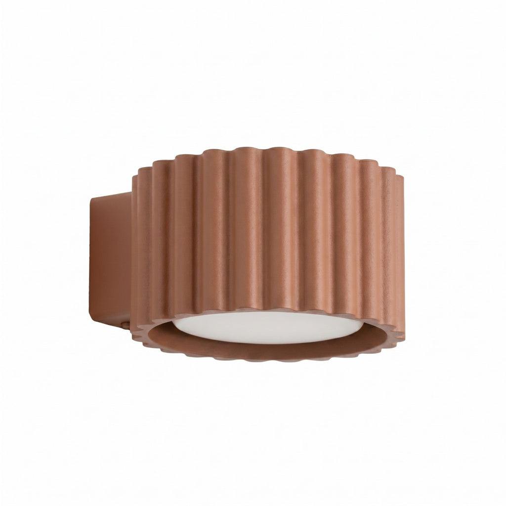 Applique murale Aura aluminium mocca GX53