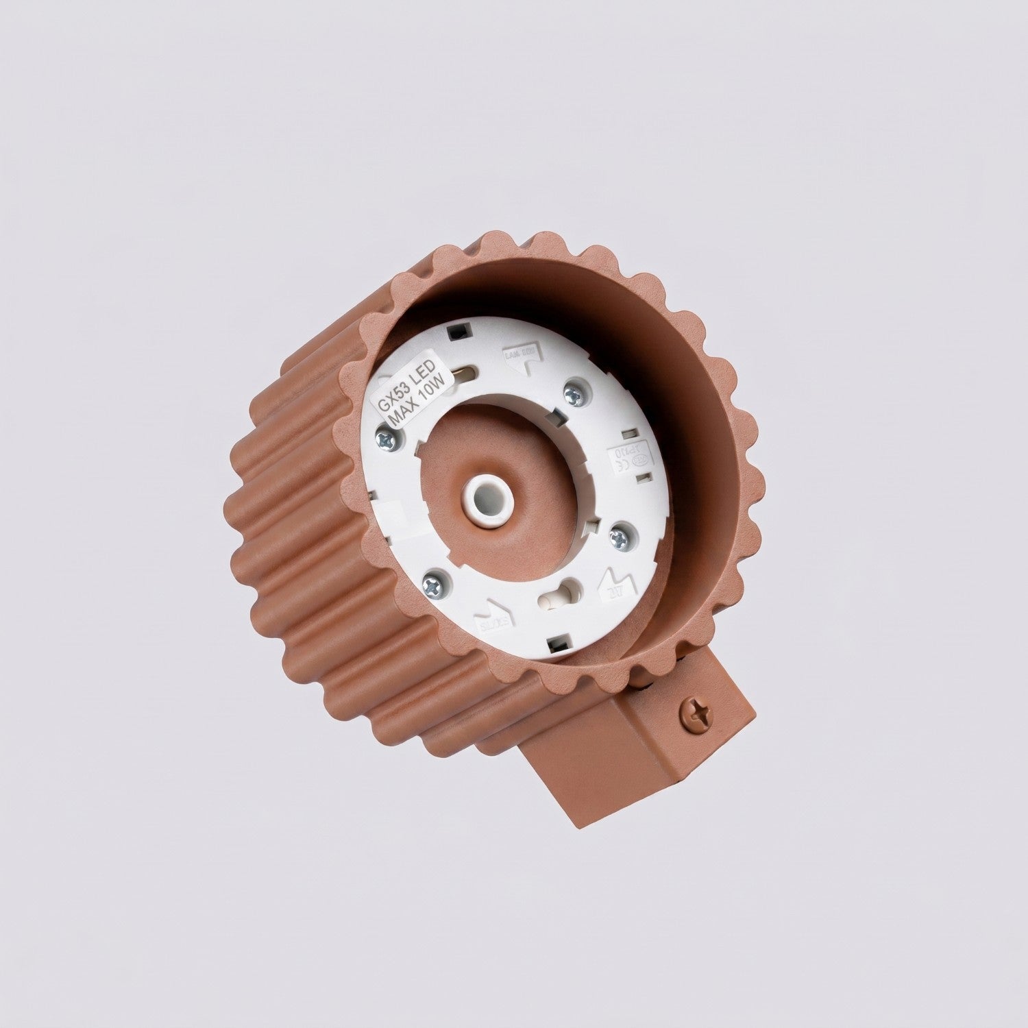 Applique murale Aura aluminium mocca GX53 vue rapprochée