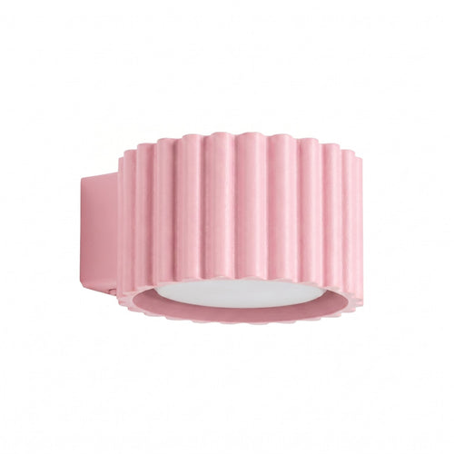 Applique murale Aura aluminium rose GX53