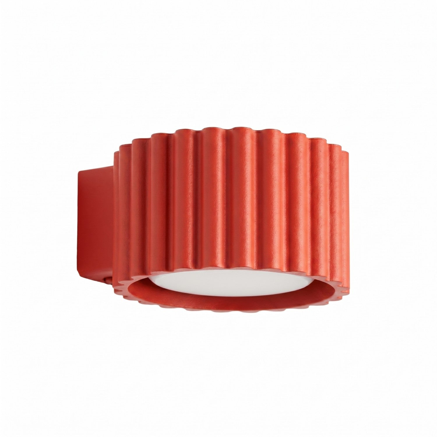 Applique murale Aura aluminium rouge GX53