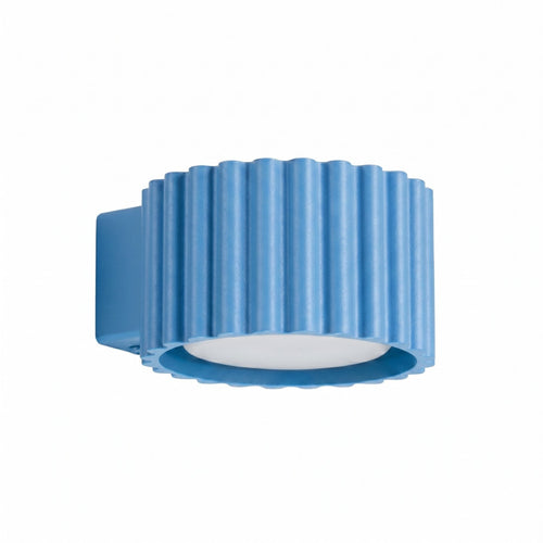 Applique murale Aura aluminium bleu clair GX53