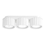 Plafonnier Aura 3 aluminium blanc GX53