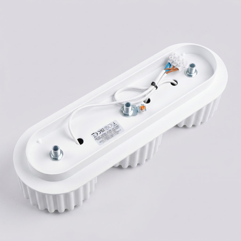 Plafonnier Aura 3 aluminium blanc GX53 ambiance