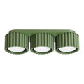 Plafonnier Aura 3 aluminium vert olive GX53