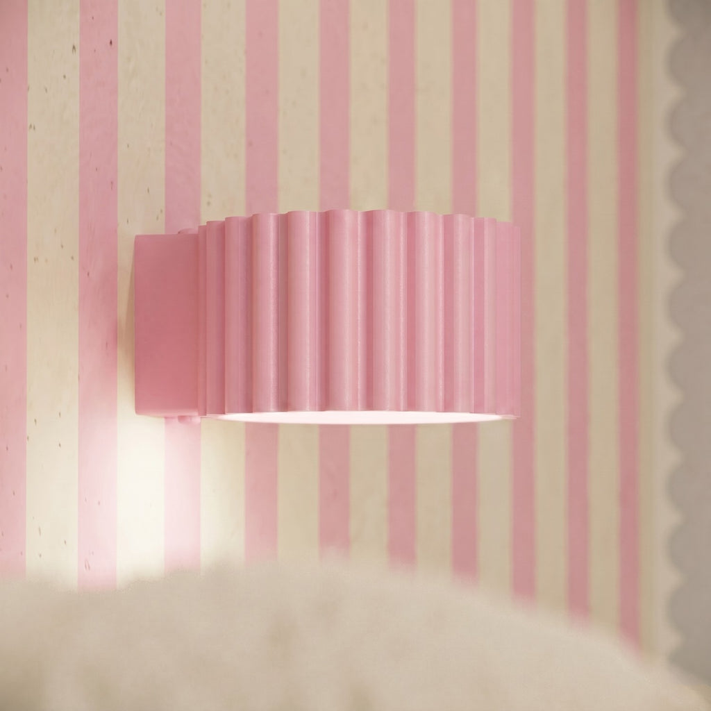 Plafonnier Aura 3 aluminium rose GX53 de face