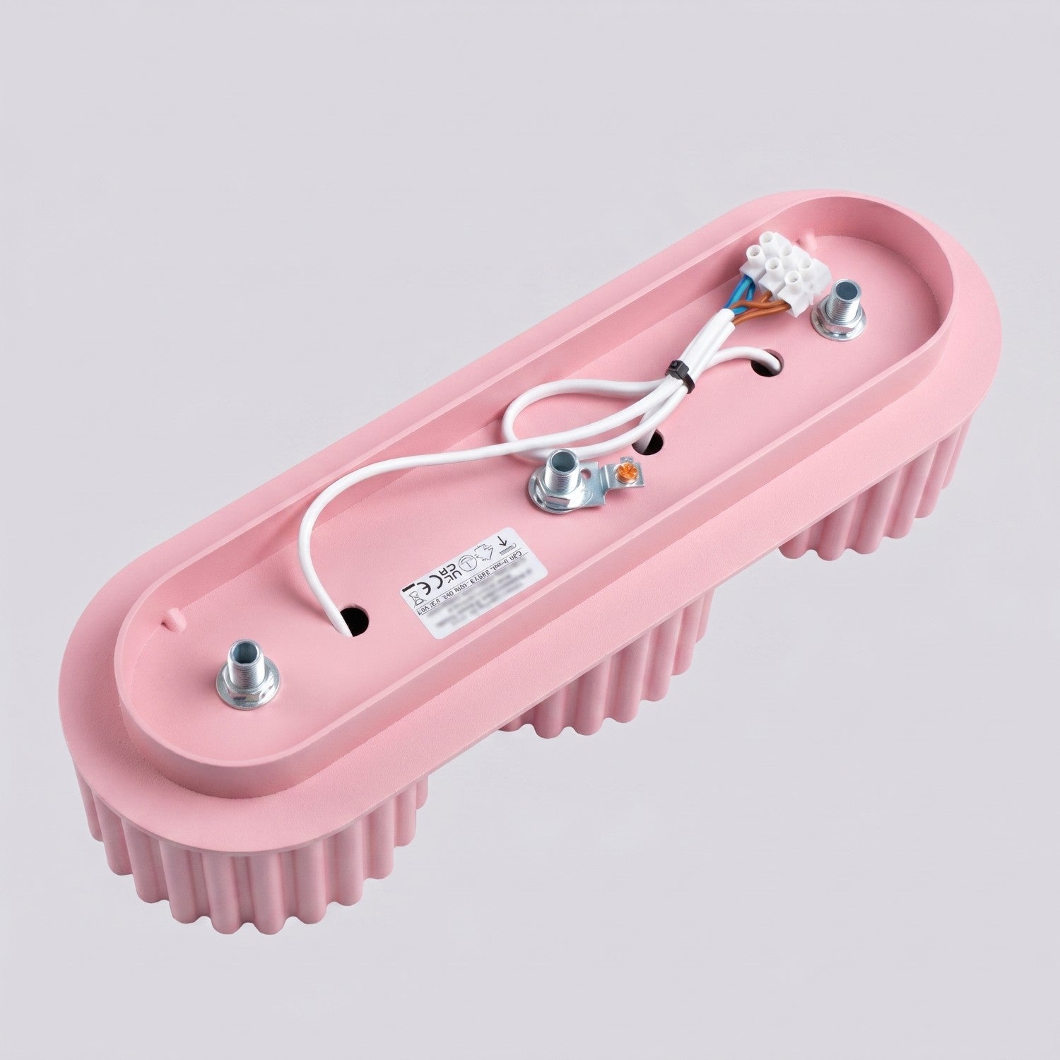 Plafonnier Aura 3 aluminium rose GX53 ambiance