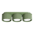 Plafonnier Aura 3 aluminium vert sauge GX53