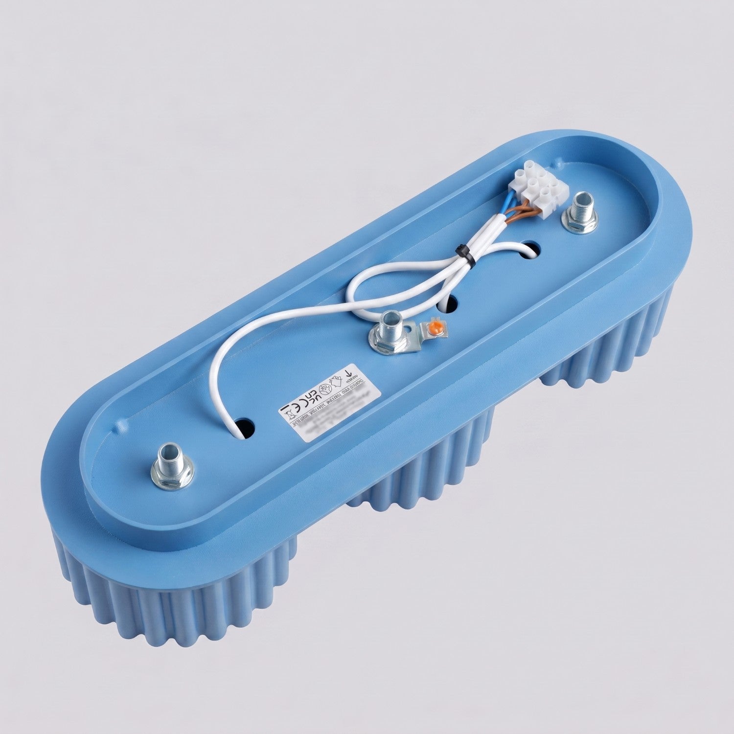 Plafonnier Aura 3 aluminium bleu clair GX53 ambiance