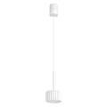 Suspension Aura 1 lumière aluminium blanc GX53