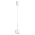 Suspension Aura 1 lumière aluminium blanc GX53