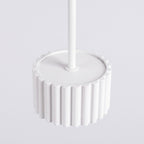 Suspension Aura 1 lumière aluminium blanc GX53 vue rapprochée