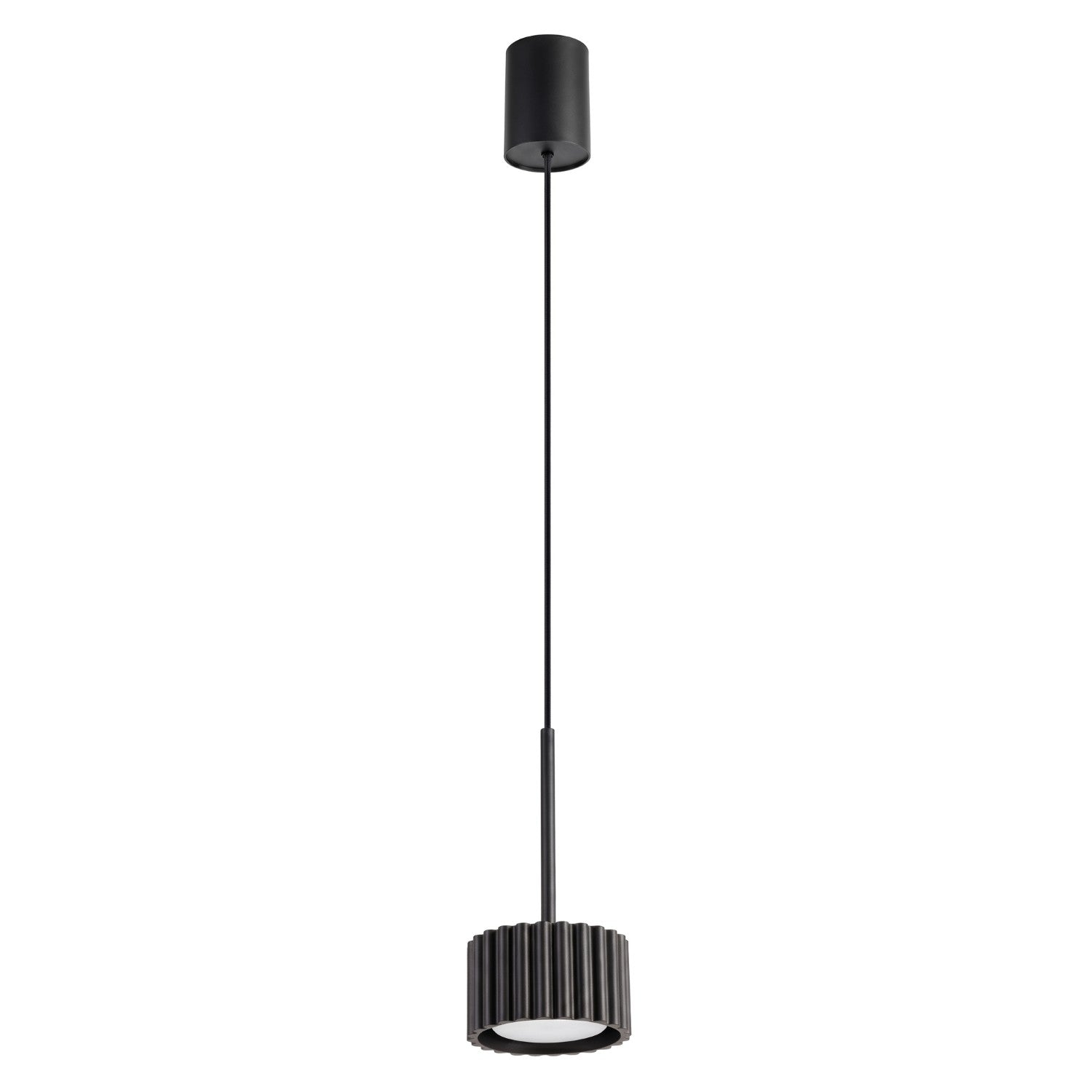 Suspension Aura 1 lumière aluminium noir GX53