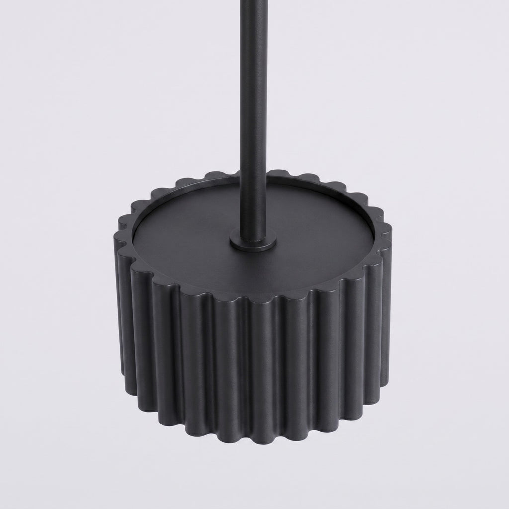 Suspension Aura 1 lumière aluminium noir GX53 vue rapprochée