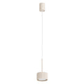 Suspension Aura 1 lumière aluminium beige GX53