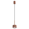 Suspension Aura 1 lumière aluminium mocca GX53