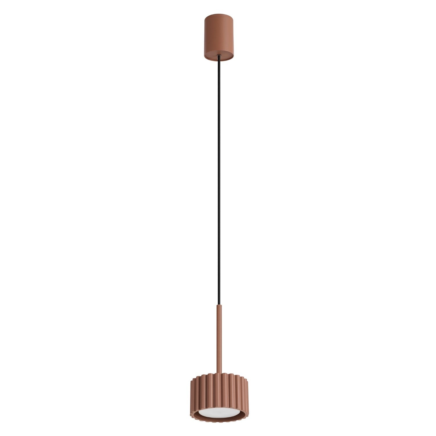 Suspension Aura 1 lumière aluminium mocca GX53