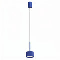 Suspension Aura 1 lumière aluminium outremer GX53