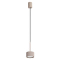 Suspension Aura 1 lumière aluminium taupe GX53