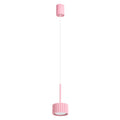 Suspension Aura 1 lumière aluminium rose GX53
