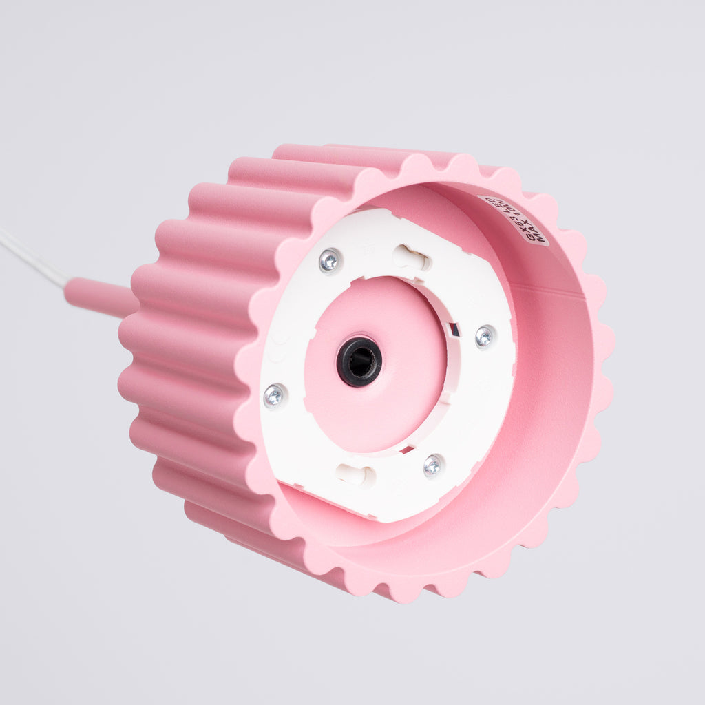 Suspension Aura 1 lumière aluminium rose GX53 ambiance