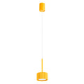 Suspension Aura 1 lumière aluminium jaune GX53