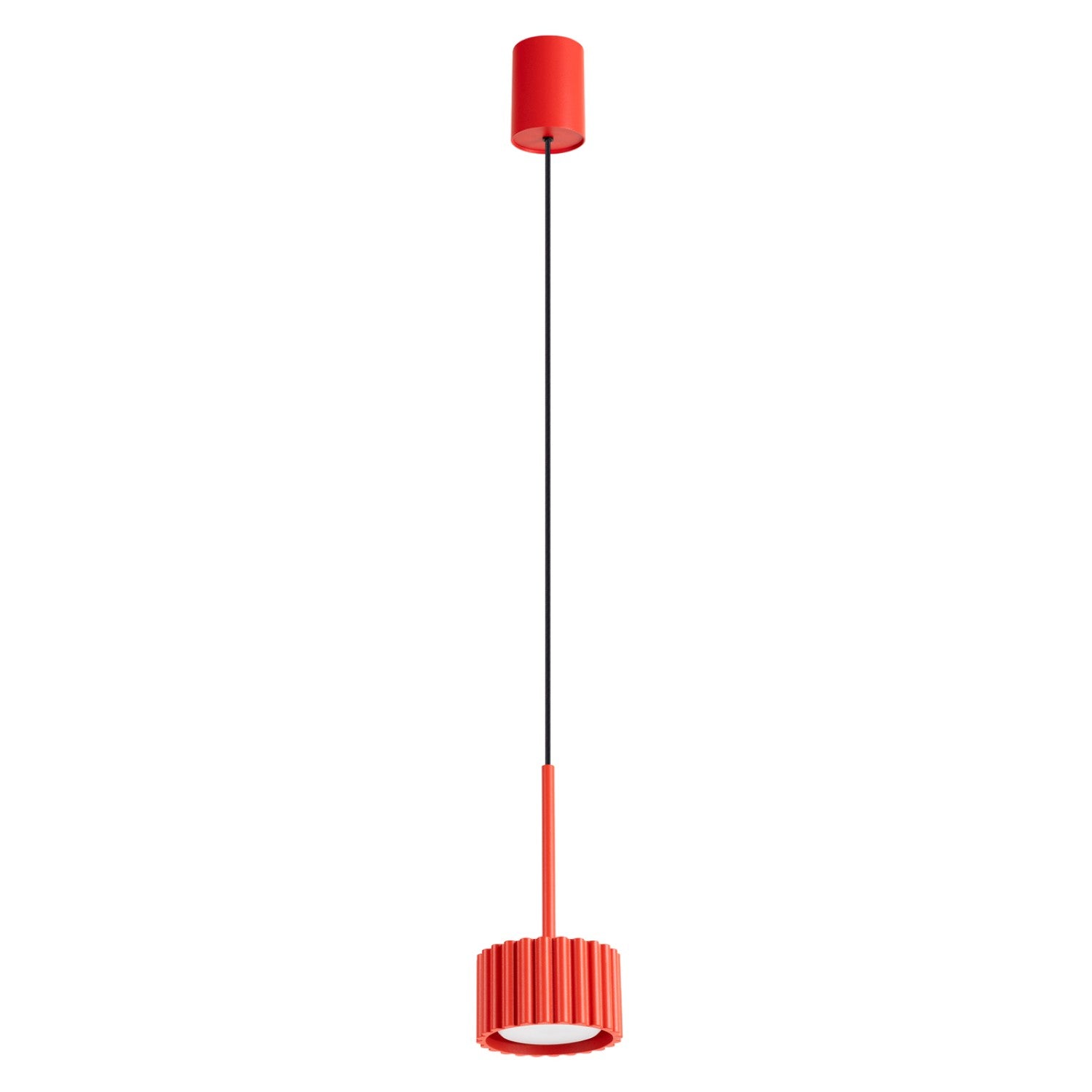 Suspension Aura 1 lumière aluminium rouge GX53