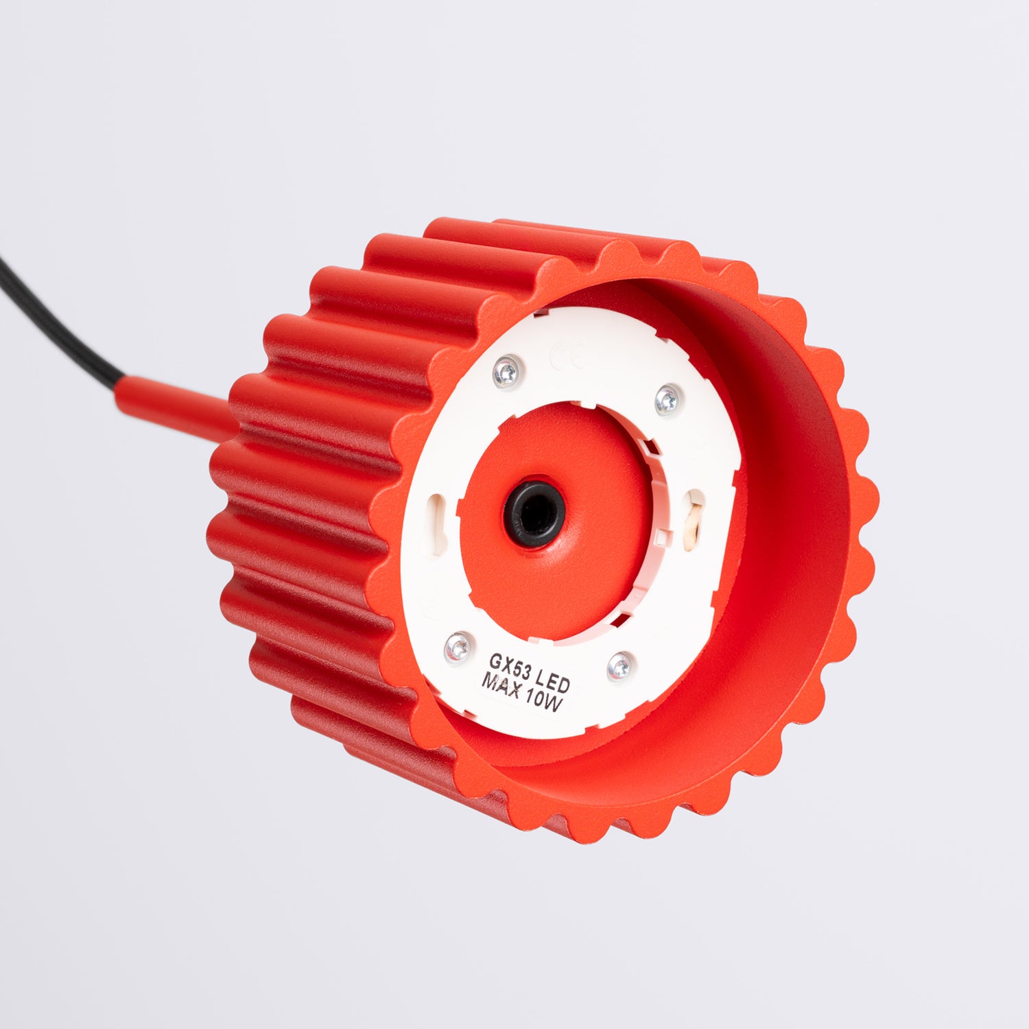 Suspension Aura 1 lumière aluminium rouge GX53 ambiance