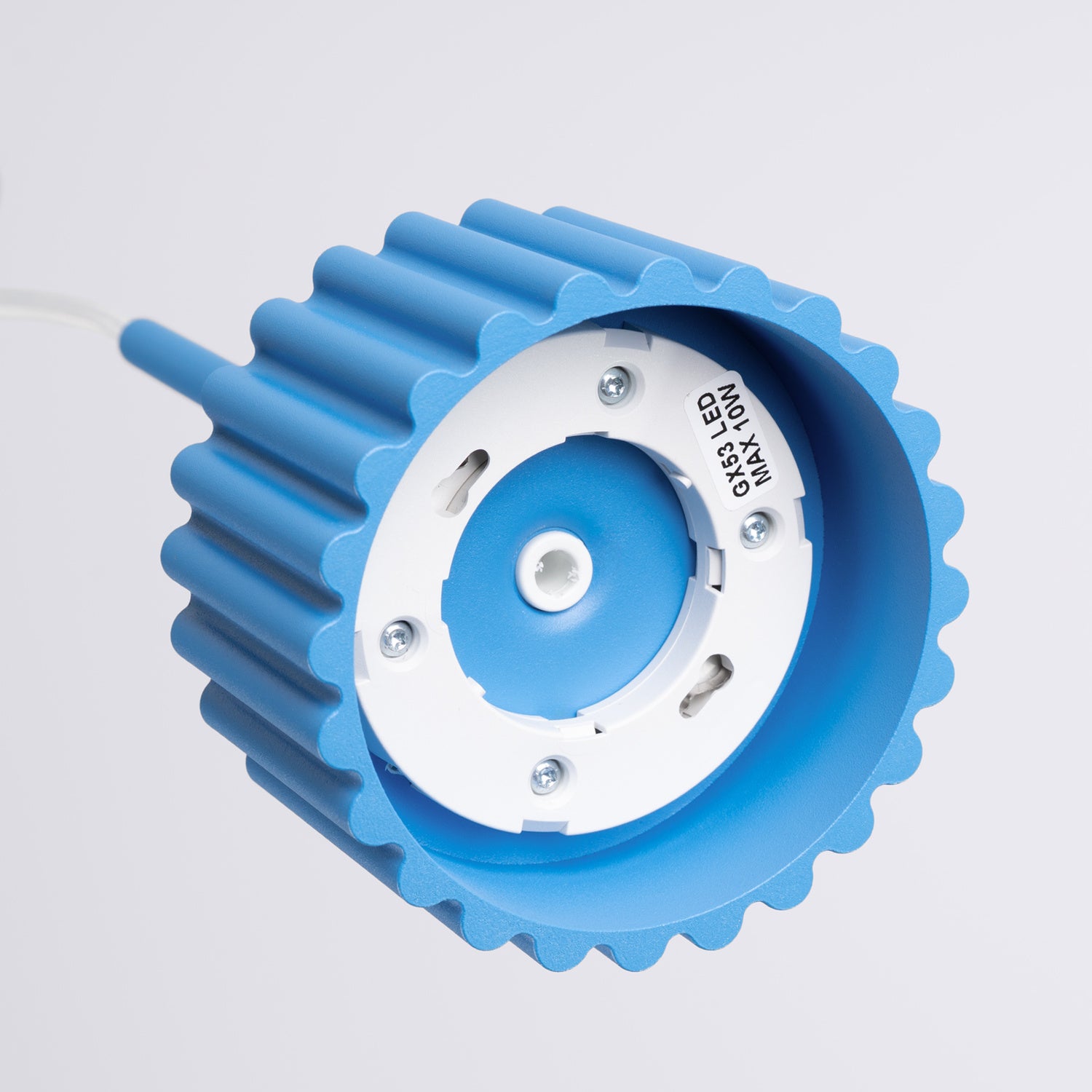 Suspension Aura 1 lumière aluminium bleu clair GX53 ambiance