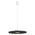 Suspension Ovo disque feutre beige et noir GX53