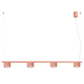Lustre Aura rampe 4 tambours aluminium pêche GX53