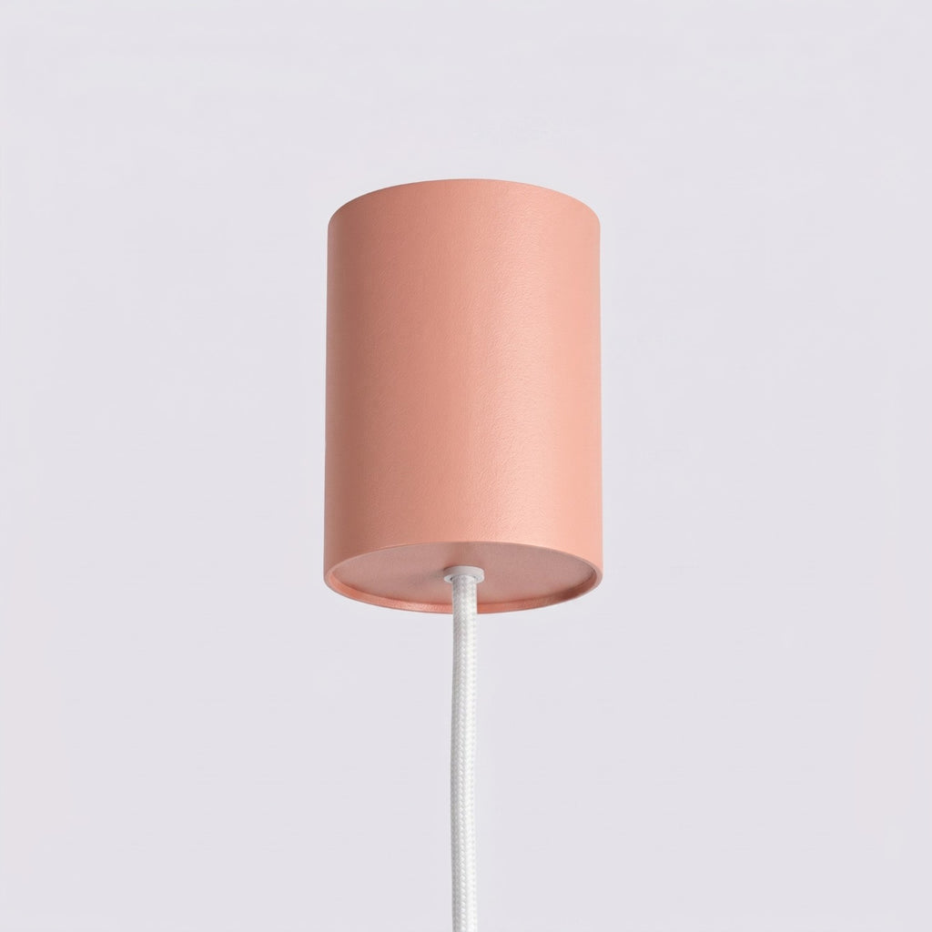 Lustre Aura rampe 4 tambours aluminium pêche GX53 détail