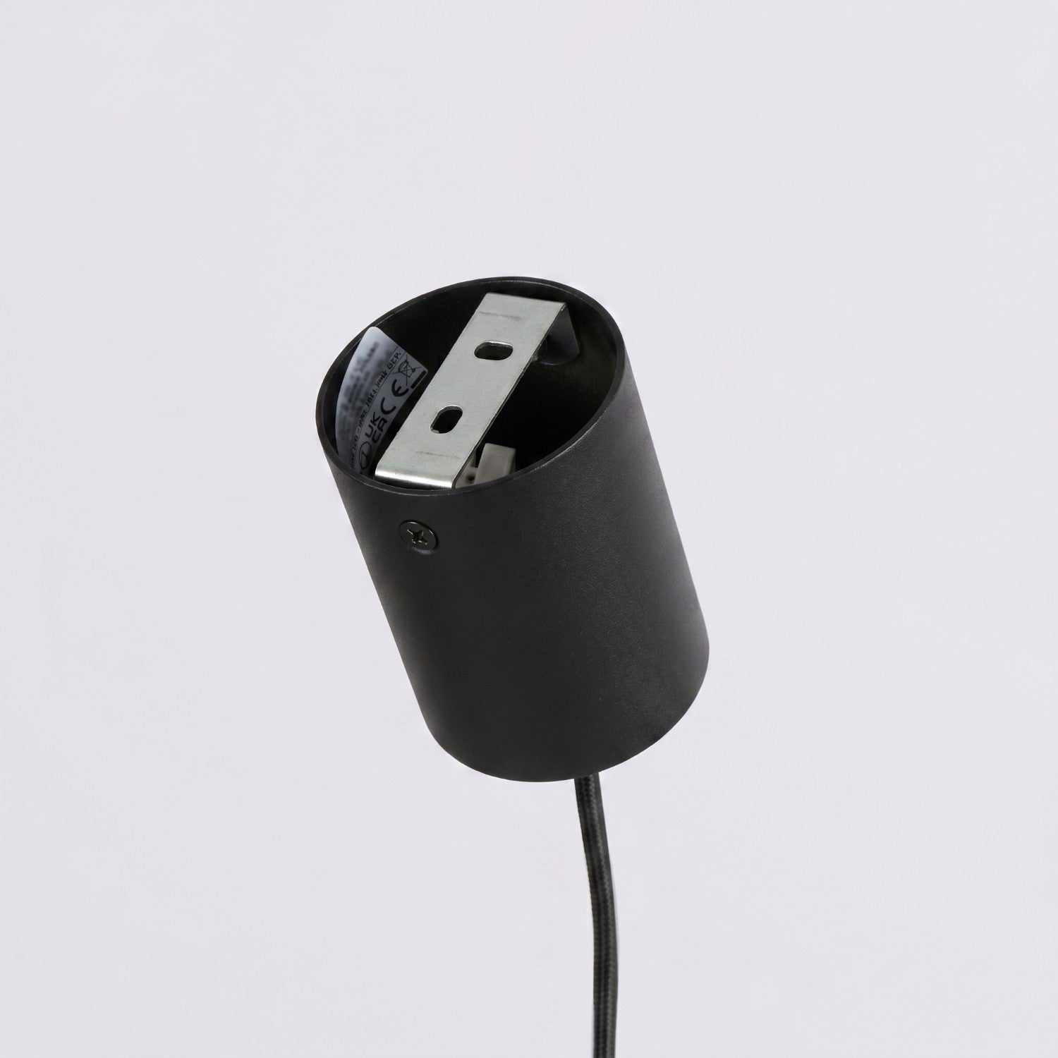 Lustre Karbon rampe 4 spots aluminium noir GU10 ambiance