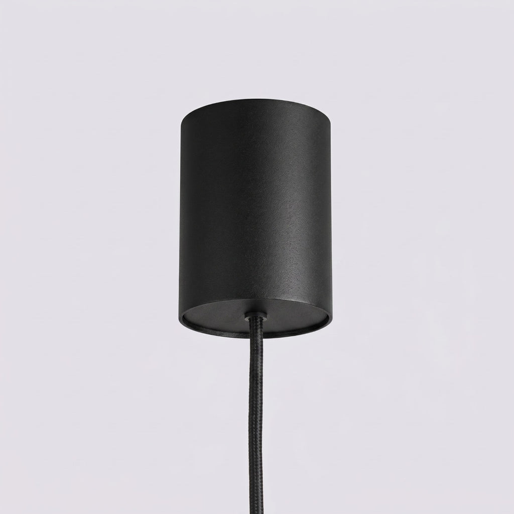 Lustre Karbon rampe 4 spots aluminium noir GU10 en situation