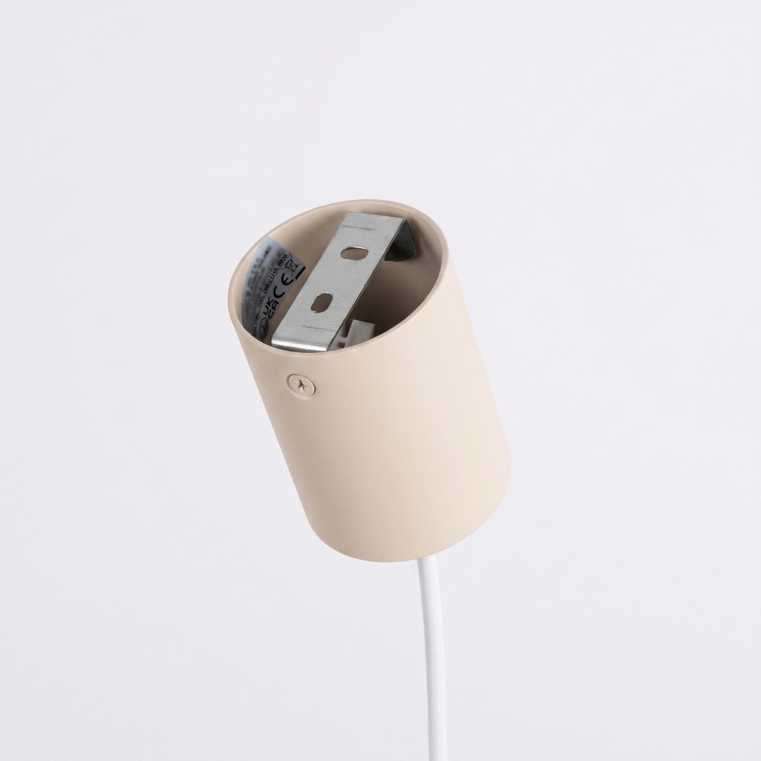 Lustre Karbon rampe 4 spots aluminium beige GU10 ambiance