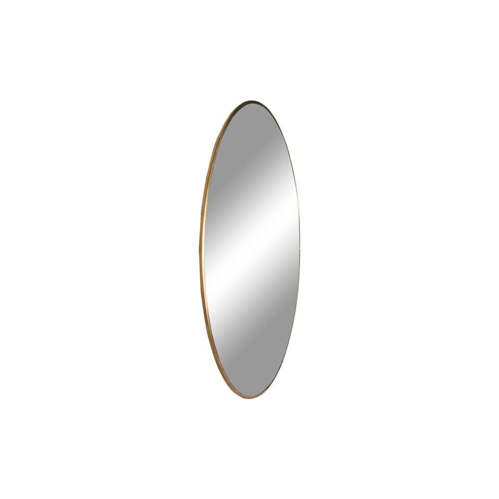 Petit Miroir rond Jersey Aspect Laiton