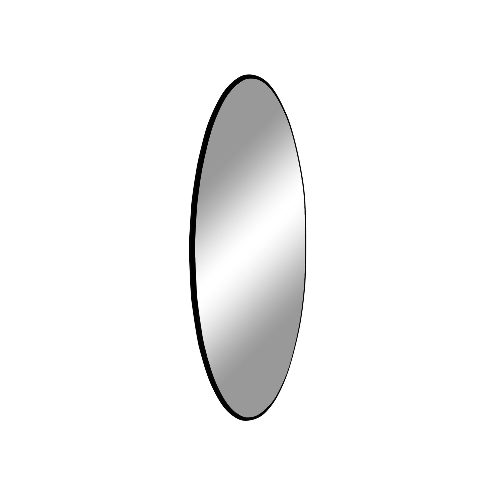 Miroir Rond Jersey Noir
