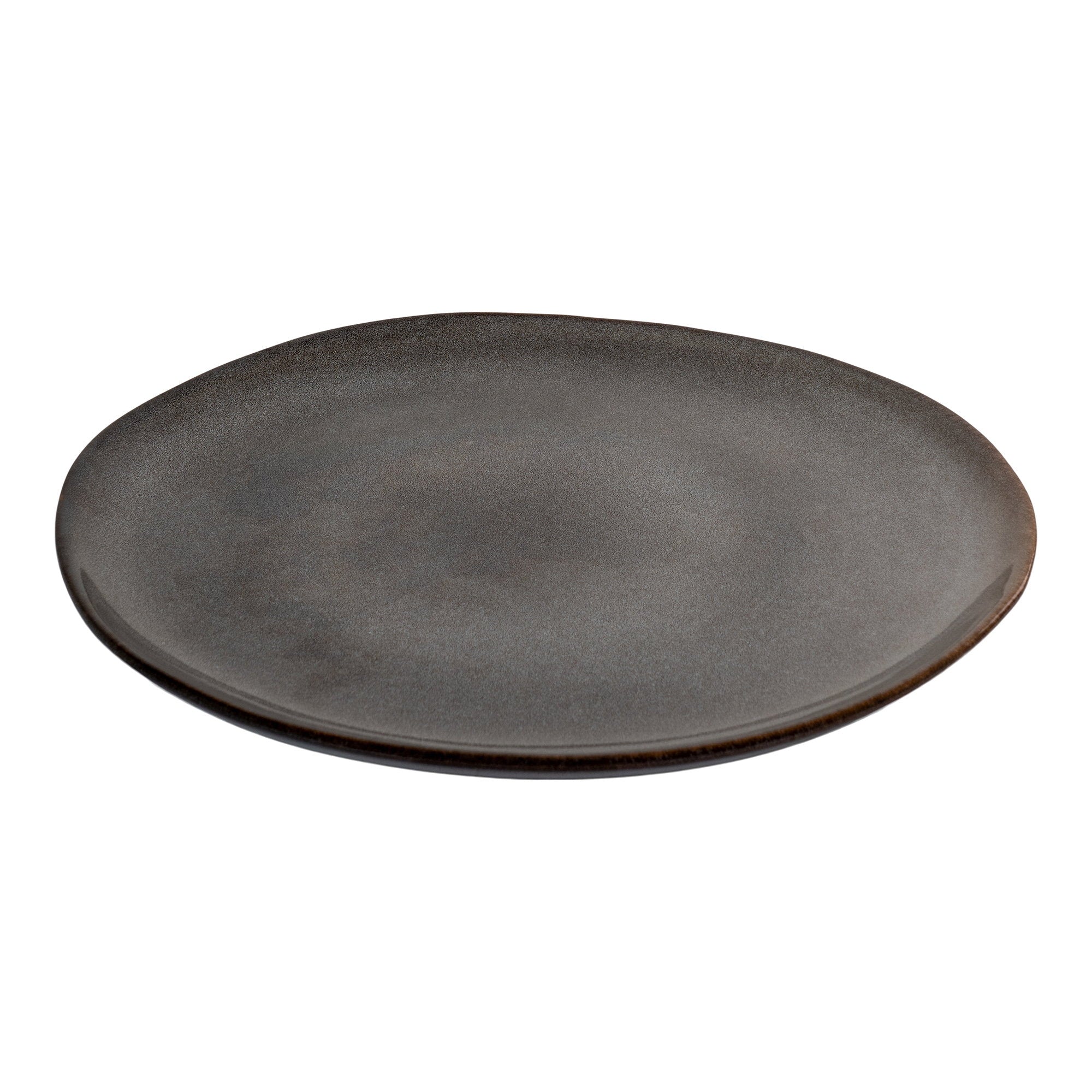 Selma Dinner Plate - Grey / Brown | HouseNordic