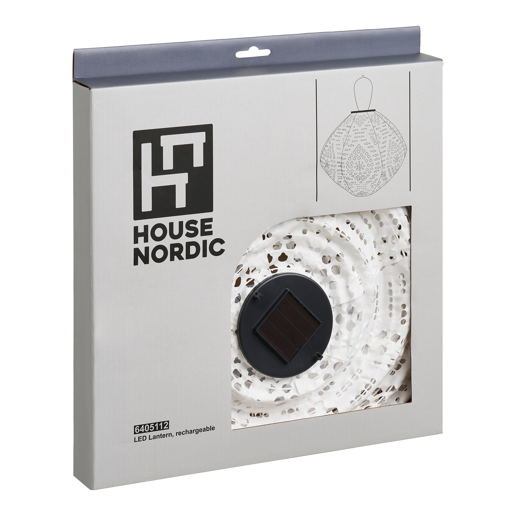 Lanterne LED Harwood Blanc